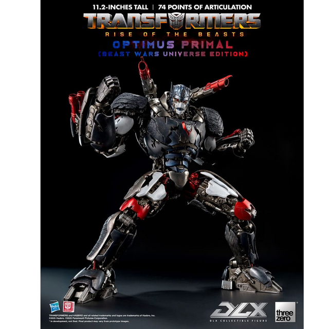 Transformers: Rise of the Beasts DLX Action Figure Optimus Primal (Beast Wars Universe Edition) 29cm