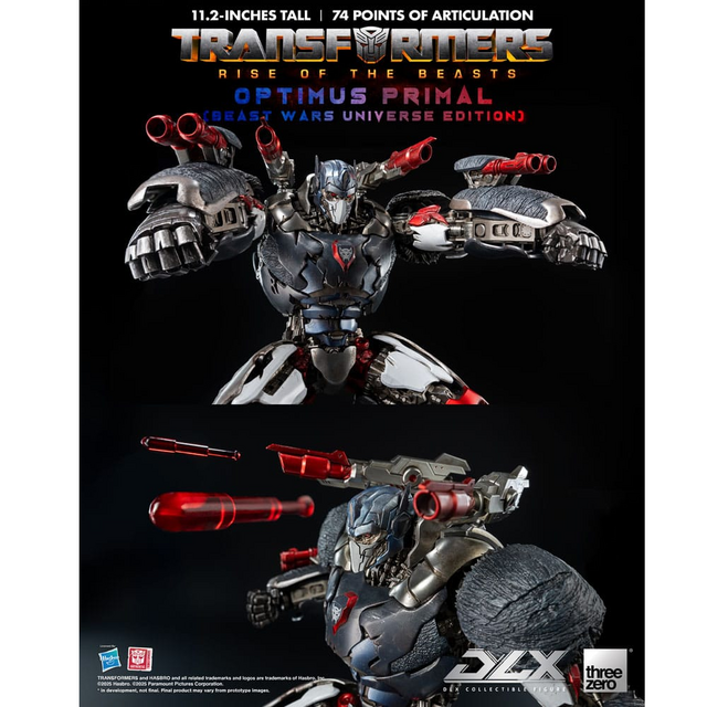 Transformers: Rise of the Beasts DLX Action Figure Optimus Primal (Beast Wars Universe Edition) 29cm