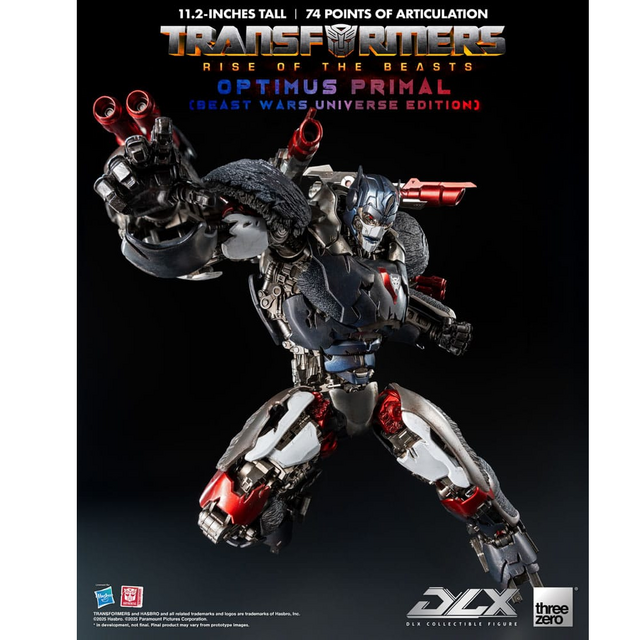 Transformers: Rise of the Beasts DLX Action Figure Optimus Primal (Beast Wars Universe Edition) 29cm