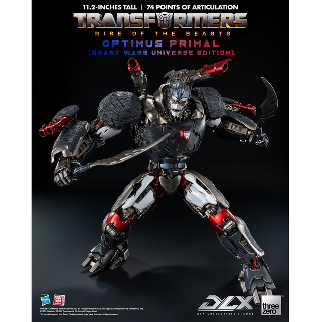 Transformers: Rise of the Beasts DLX Action Figure Optimus Primal (Beast Wars Universe Edition) 29cm