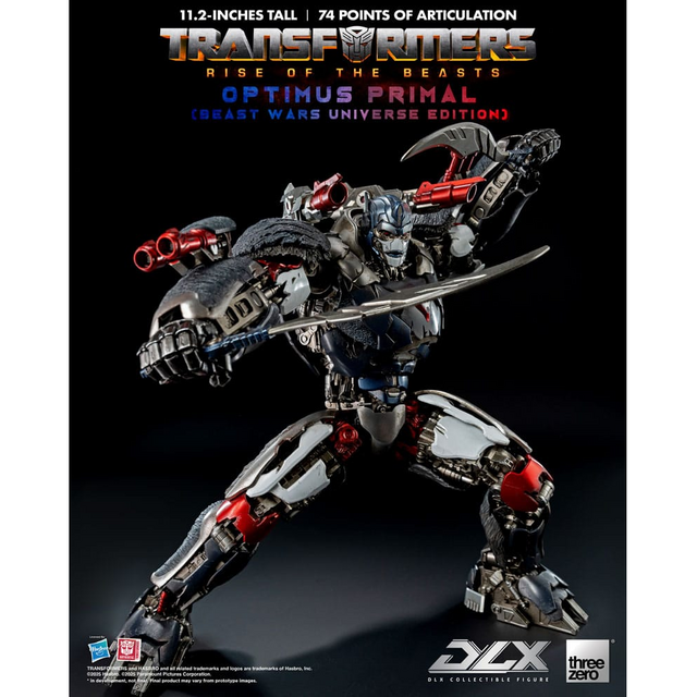 Transformers: Rise of the Beasts DLX Action Figure Optimus Primal (Beast Wars Universe Edition) 29cm