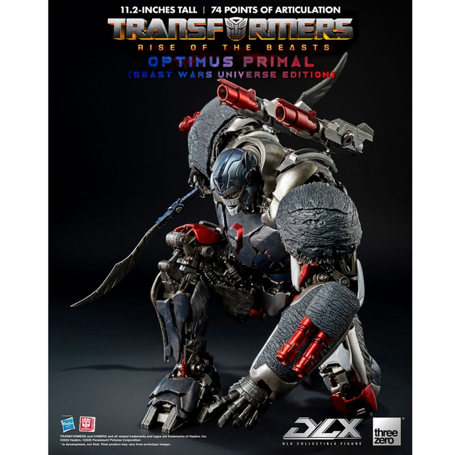 Transformers: Rise of the Beasts DLX Action Figure Optimus Primal (Beast Wars Universe Edition) 29cm