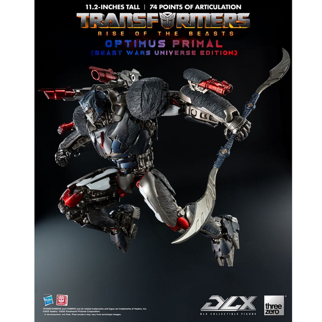 Transformers: Rise of the Beasts DLX Action Figure Optimus Primal (Beast Wars Universe Edition) 29cm