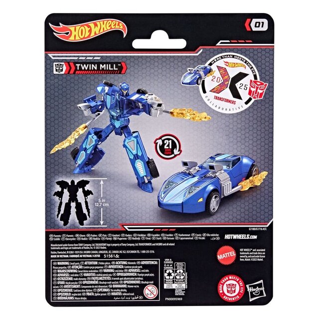 Hot Wheels x Transformers Twin Mill Action Figure 12cm