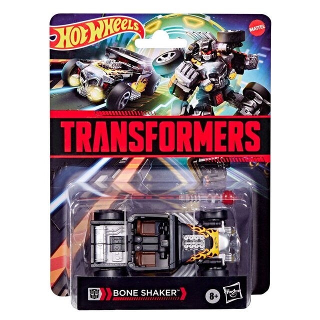 Hot Wheels x Transformers Bone Shaker Action Figure 12cm