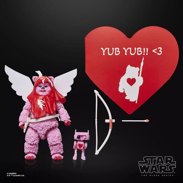 Star Wars Black Series Action Figure Ewok (Valentine’s Day Edition)