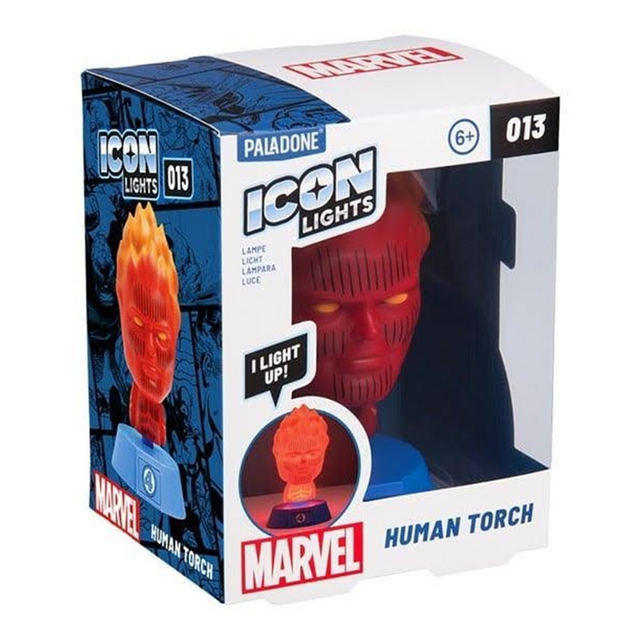 Paladone Icons Fantastic Four Human Torch Light 11cm