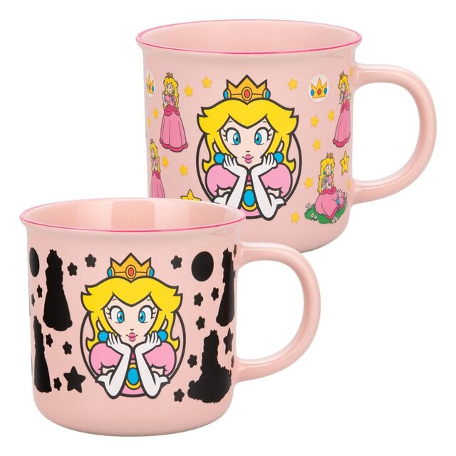 Super Mario Heat Change Mug Princess Peach 300ml