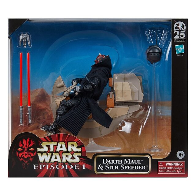 Star Wars Episode I Black Series Darth Maul & Sith Speeder