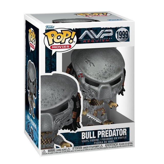 POP! Alien vs Predator Requiem Bull Predator Vinyl Figure 10cm