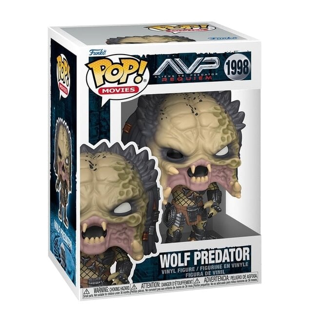 POP! Alien vs Predator Requiem Wolf Predator Vinyl Figure 10cm