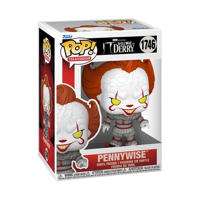 POP! It Welcome to Derry Pennywise #1746 Vinyl Figure 9cm