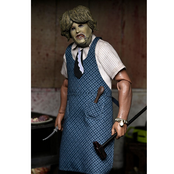 The Texas Chainsaw Massacre Leatherface with Old Lady Mask Clothed Action Figure 20cm