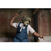 The Texas Chainsaw Massacre Leatherface with Old Lady Mask Clothed Action Figure 20cm