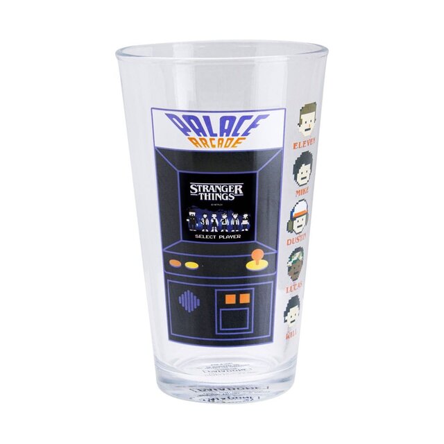 Stranger Things Drinking glass with thermo effect Arcade 400 ml