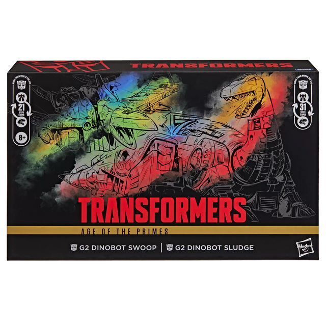 Transformers: Age of the Primes G2 Universe Swoop and Dinobot Sludge