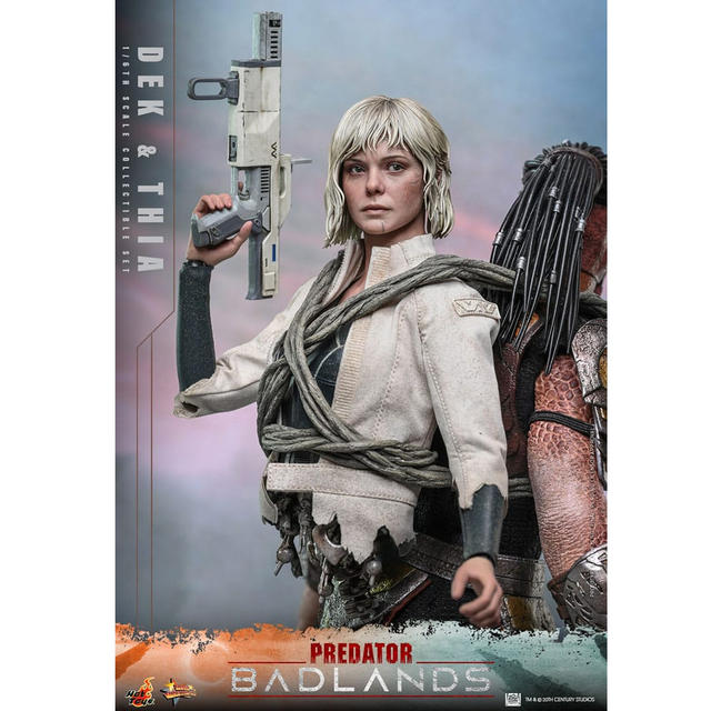Predator Badlands Movie Masterpiece 1/6 Dek & Thia Action Figure 30cm