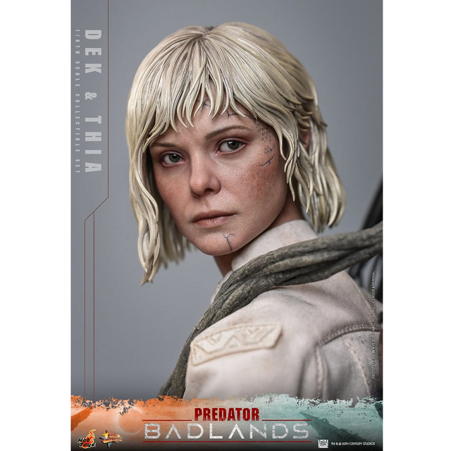 Predator Badlands Movie Masterpiece 1/6 Dek & Thia Action Figure 30cm