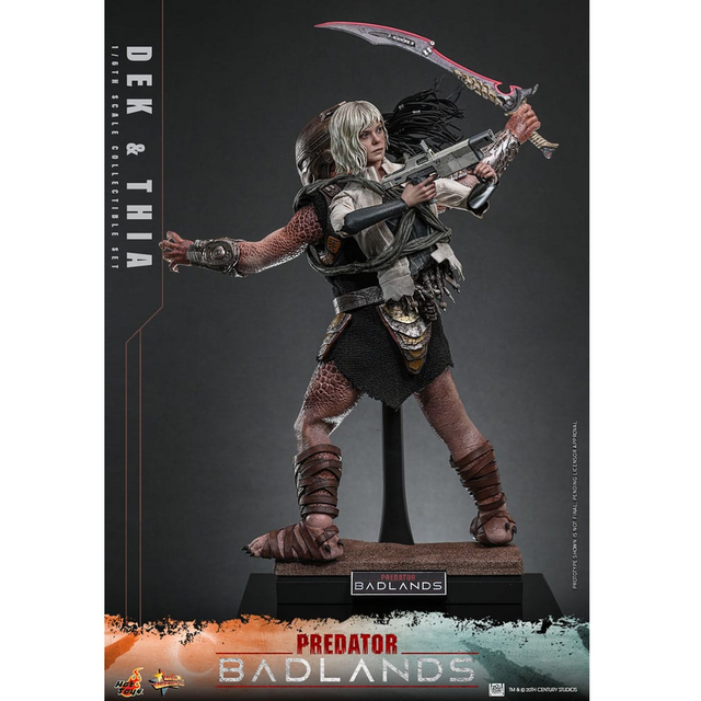 Predator Badlands Movie Masterpiece 1/6 Dek & Thia Action Figure 30cm