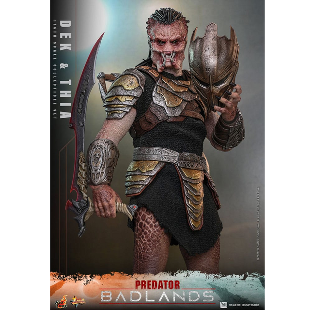 Predator Badlands Movie Masterpiece 1/6 Dek & Thia Action Figure 30cm