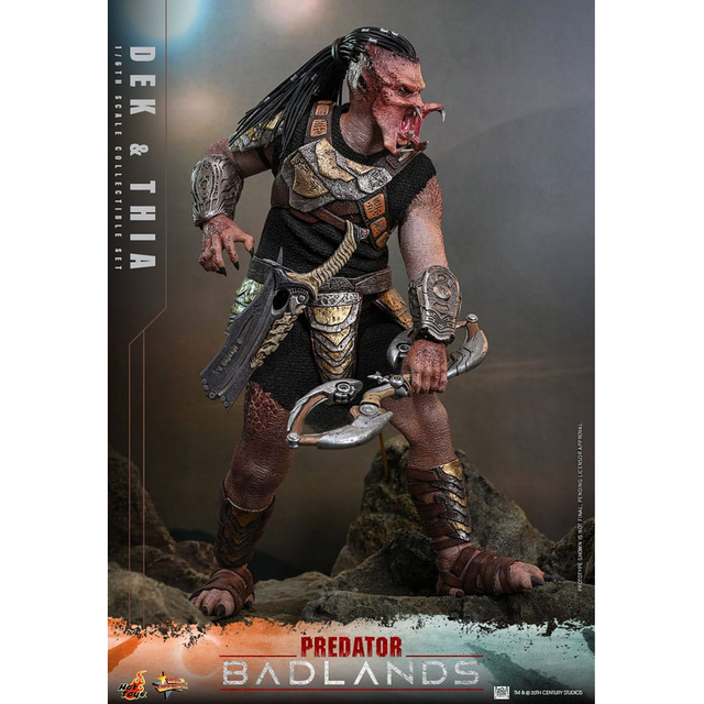 Predator Badlands Movie Masterpiece 1/6 Dek & Thia Action Figure 30cm
