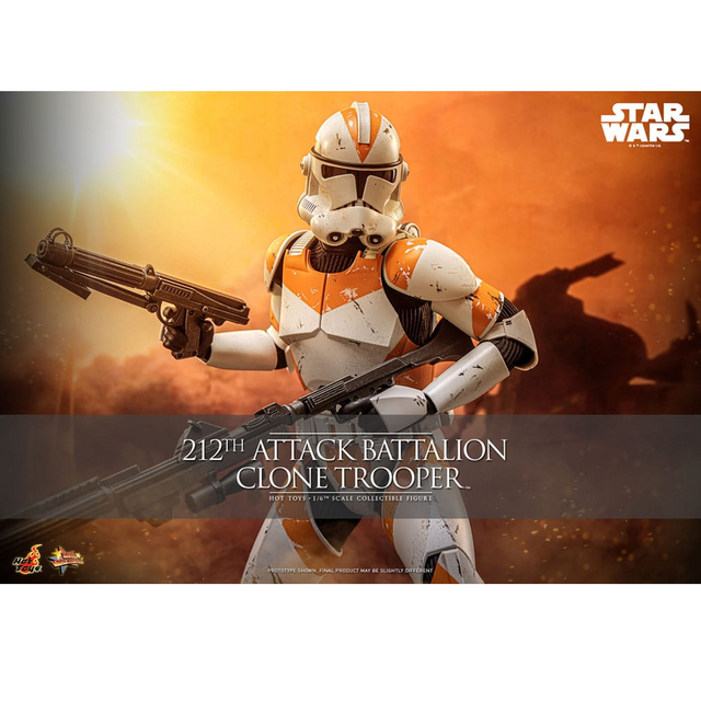 Star Wars The Clone Wars 212th Attack Battalion Clone Trooper Action Figure 30cm