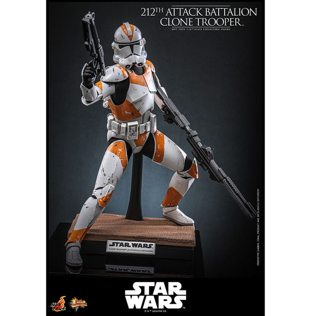 Star Wars The Clone Wars 212th Attack Battalion Clone Trooper Action Figure 30cm