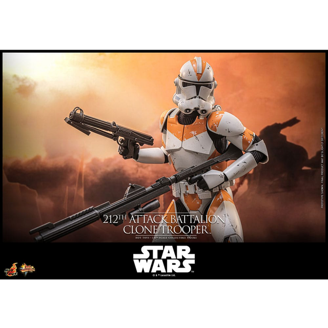Star Wars The Clone Wars 212th Attack Battalion Clone Trooper Action Figure 30cm