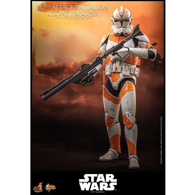 Star Wars The Clone Wars 212th Attack Battalion Clone Trooper Action Figure 30cm