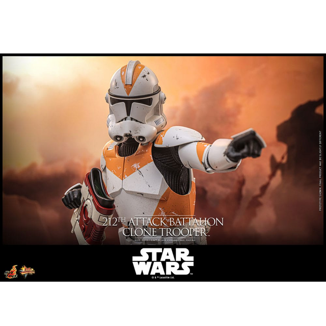 Star Wars The Clone Wars 212th Attack Battalion Clone Trooper Action Figure 30cm