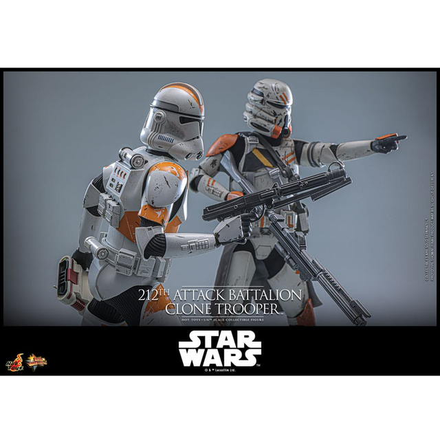 Star Wars The Clone Wars 212th Attack Battalion Clone Trooper Action Figure 30cm
