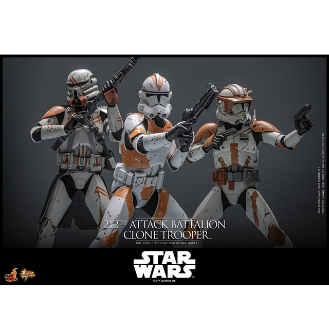 Star Wars The Clone Wars 212th Attack Battalion Clone Trooper Action Figure 30cm