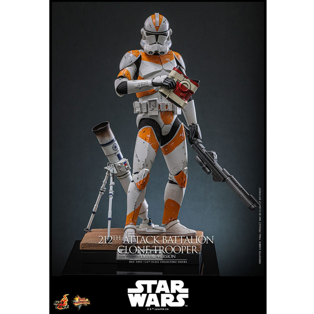 Star Wars The Clone Wars 212th Attack Battalion Clone Trooper (Deluxe Version) Action Figure 30cm