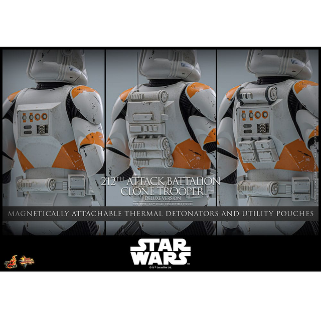 Star Wars The Clone Wars 212th Attack Battalion Clone Trooper (Deluxe Version) Action Figure 30cm