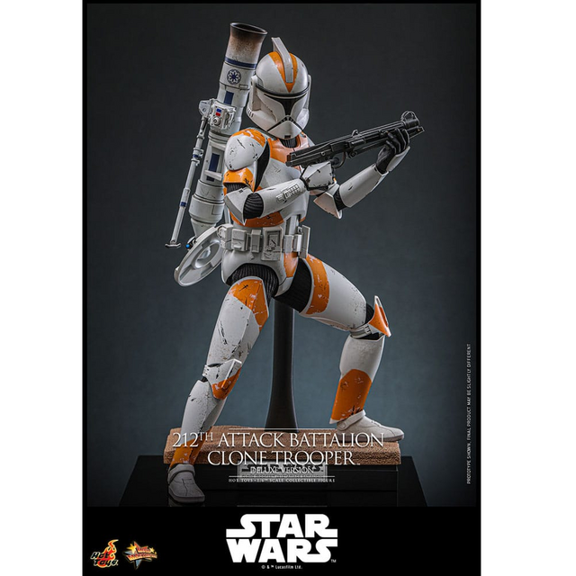 Star Wars The Clone Wars 212th Attack Battalion Clone Trooper (Deluxe Version) Action Figure 30cm