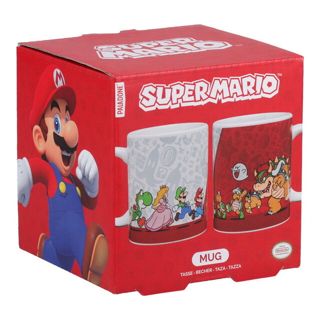 Super Mario Heat Change Mug Mario Team 350ml