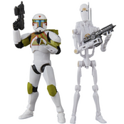 Star Wars Battlefront II Black Series Clone Commando & B1 Battle Droid 15cm