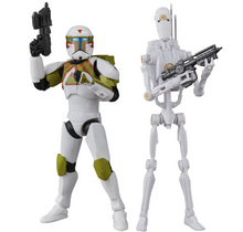 Star Wars Battlefront II Black Series Clone Commando & B1 Battle Droid 15cm