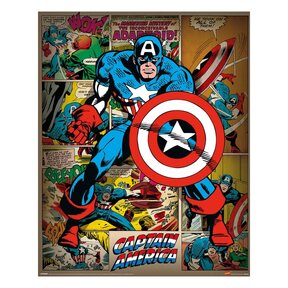 Marvel Comics Captain America Poster