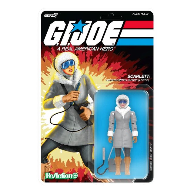 G.I. Joe (Movie) ReAction+ Scarlett Counter Intelligence Arctic 10cm