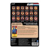 G.I. Joe (Movie) ReAction+ Cobra Commander Enemy Leader 10cm
