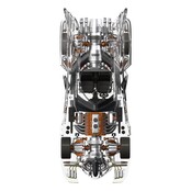 Super Cyborg Batman 1989 Batmobile (Clear) 35cm