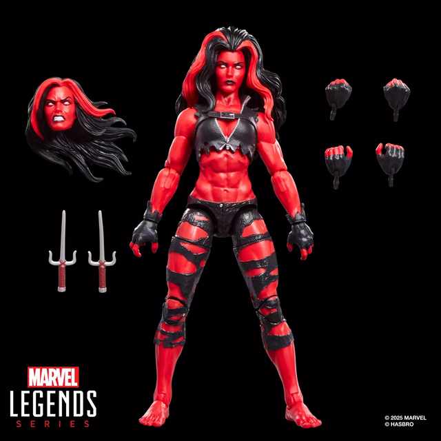 Marvel Legends Series Red She-Hulk Action Figure 15cm