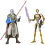 Hasbro Star Wars Jedi Survivor Black Series Dagan Gera & BX Droid (Hybrid) Action Figures 15cm