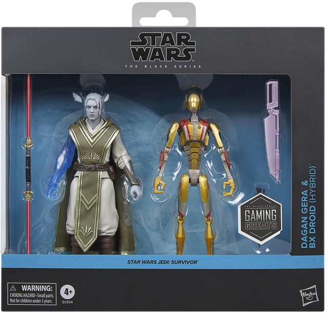 Star Wars Jedi Survivor Black Series Dagan Gera & BX Droid (Hybrid) Action Figures 15cm