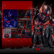 Batman Arkham Origins Videogame Masterpiece Action Figure 1/6 XE Suit Hellbat Version Hot Toys Exclusive 33cm