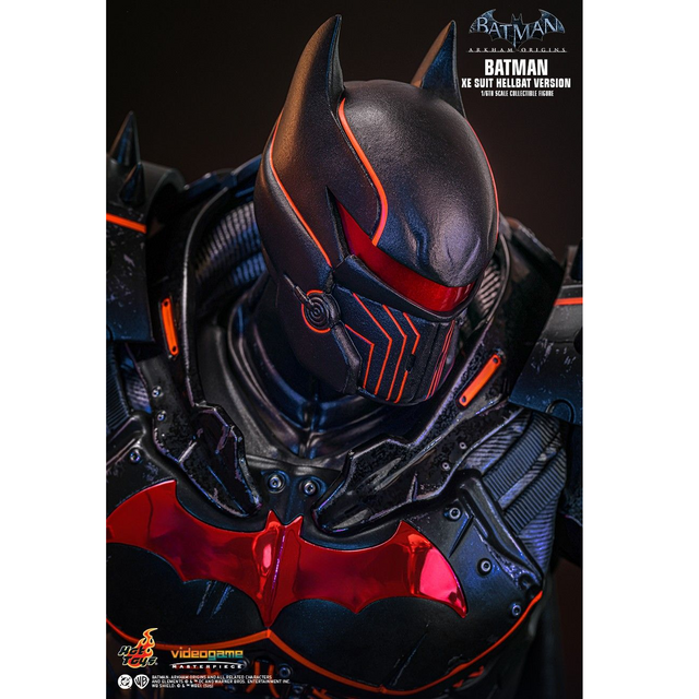 Batman Arkham Origins Videogame Masterpiece Action Figure 1/6 XE Suit Hellbat Version Hot Toys Exclusive 33cm