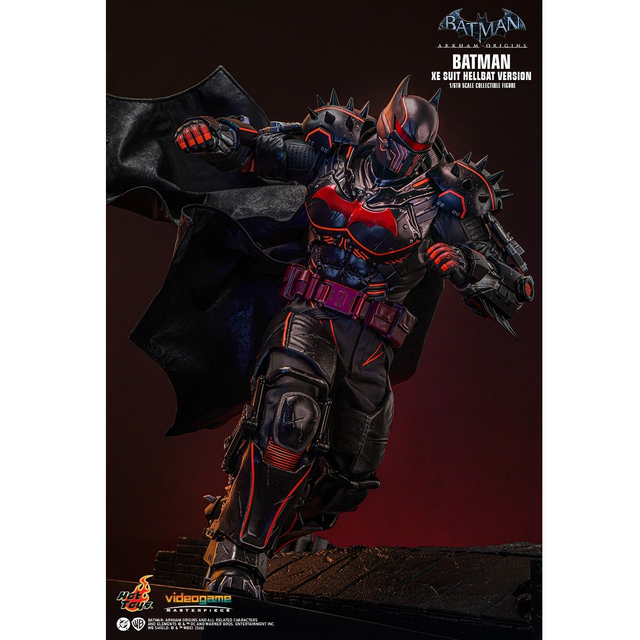 Batman Arkham Origins Videogame Masterpiece Action Figure 1/6 XE Suit Hellbat Version Hot Toys Exclusive 33cm