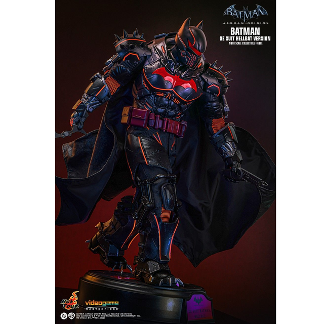 Batman Arkham Origins Videogame Masterpiece Action Figure 1/6 XE Suit Hellbat Version Hot Toys Exclusive 33cm