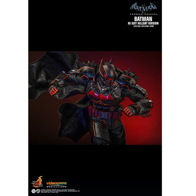 Batman Arkham Origins Videogame Masterpiece Action Figure 1/6 XE Suit Hellbat Version Hot Toys Exclusive 33cm